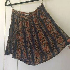Vintage Calvin Klein Silk Skirt w/ Pockets